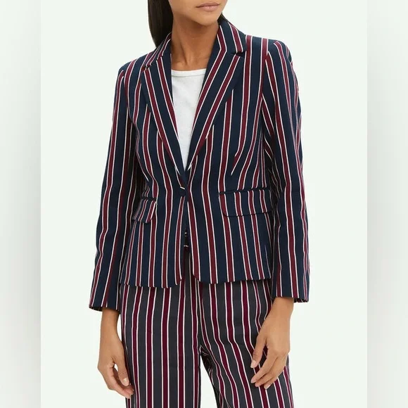 FRAME Striped Blazer - 8 - Picture 3 of 14